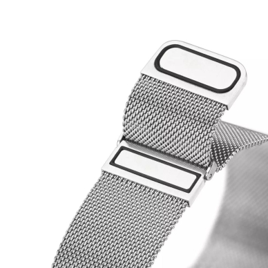 Universali DUX DUCIS Milanese stainless steel magnetic apyrankė 20mm silver 2