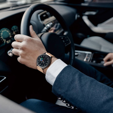 Universali DUX DUCIS Milanese stainless steel magnetic apyrankė 22mm gold 4