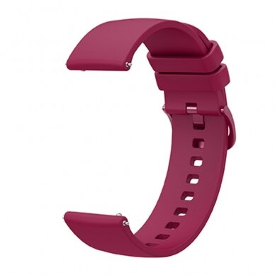 Universali silikoninė apyrankė fuchsia 18mm 1