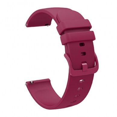 Universali silikoninė apyrankė fuchsia 18mm 2