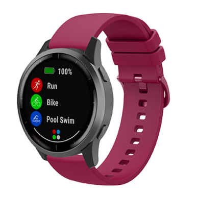 Universali silikoninė apyrankė fuchsia 18mm