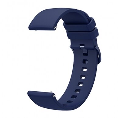 Universali silikoninė apyrankė navy blue 18mm 1