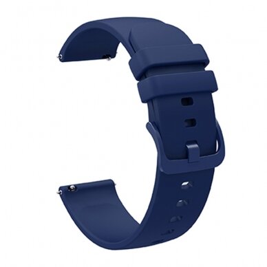 Universali silikoninė apyrankė navy blue 18mm 2