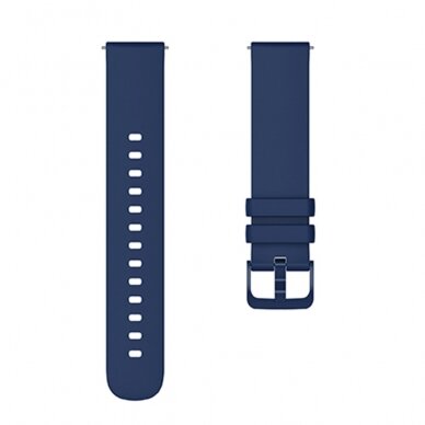 Universali silikoninė apyrankė navy blue 18mm 3