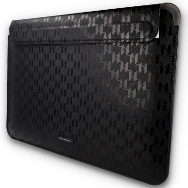 Universalus 14" black Saffiano Monogram KARL LAGERFELD dėklas 1