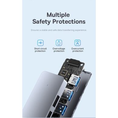 USB šakotuvas BASEUS 15cm B0005280B811-00 6