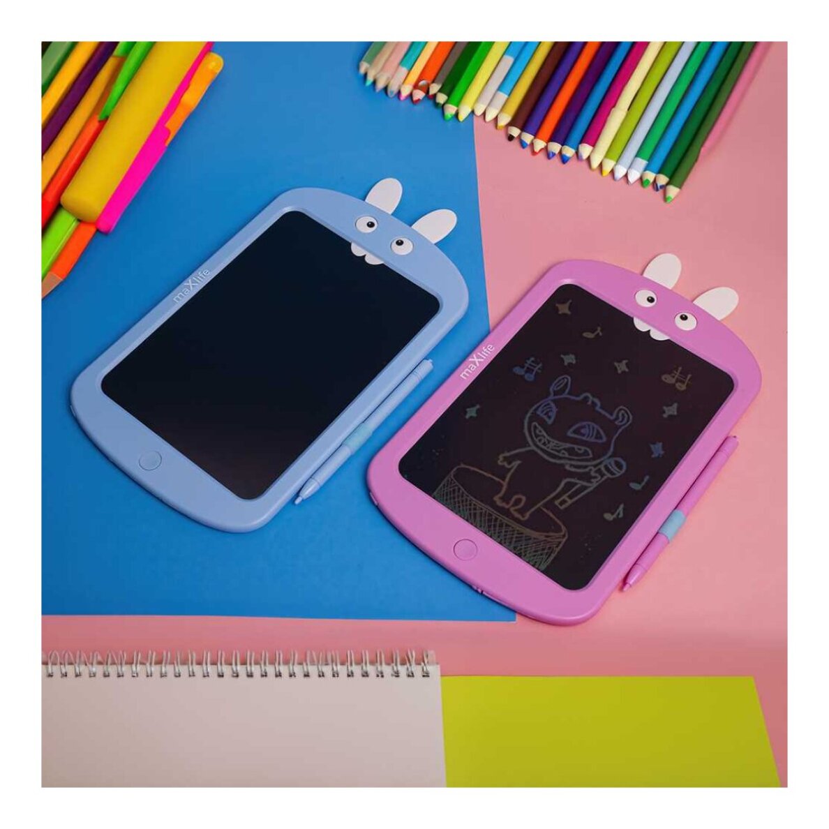 Vaikiška rašymo lenta pink MAXLIFE MXWB-02 2 Vaikiška rašymo lenta pink MAXLIFE MXWB-02 2