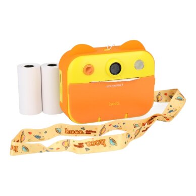 Vaikiškas fotoaparatas HOCO DV204 orange Vaikiškas fotoaparatas HOCO DV204 orange