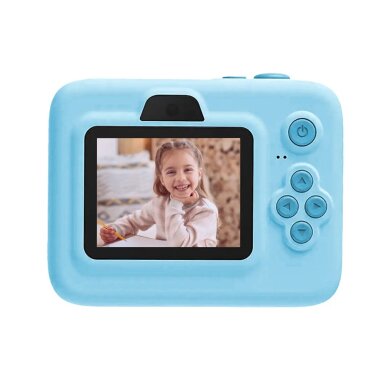 Vaikiškas fotoaparatas INSTANT K12 PRO blue 2 Vaikiškas fotoaparatas INSTANT K12 PRO blue 2