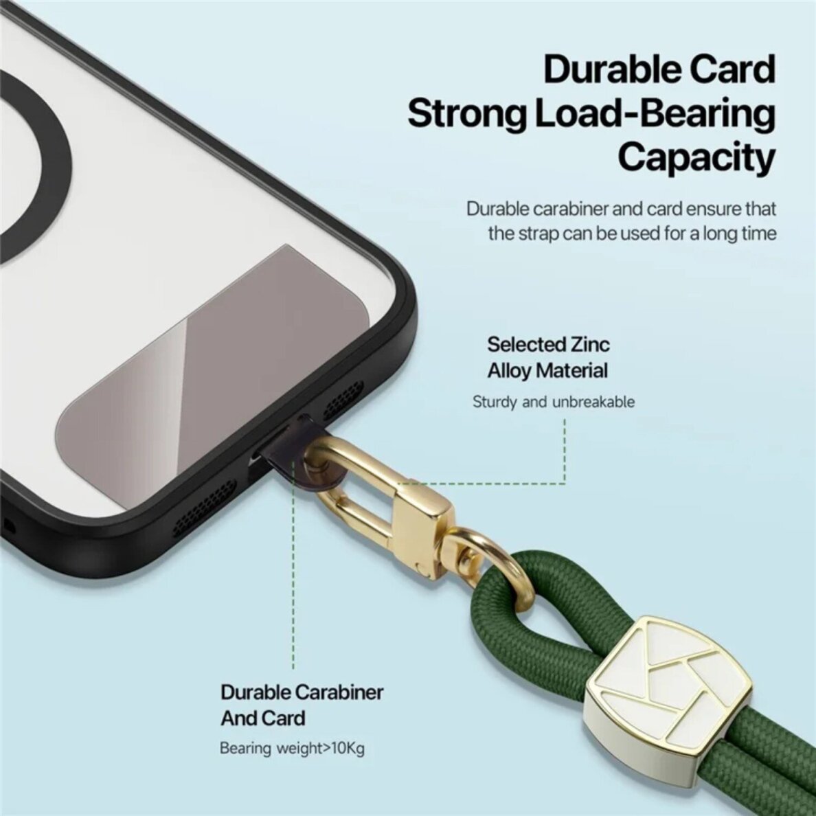 Virvutė mobiliam telefonui green DUX DUCIS Garden Series Broken Ice 7