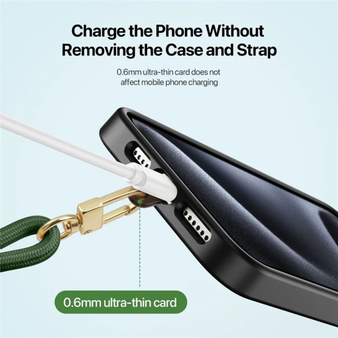 Virvutė mobiliam telefonui green DUX DUCIS Garden Series Broken Ice 8