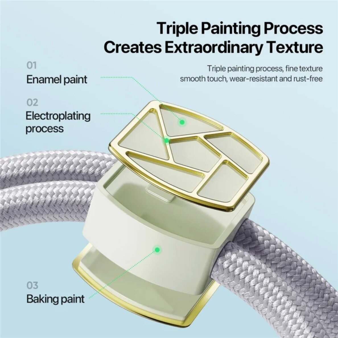 Virvutė mobiliam telefonui grey DUX DUCIS Garden Series Broken Ice 2