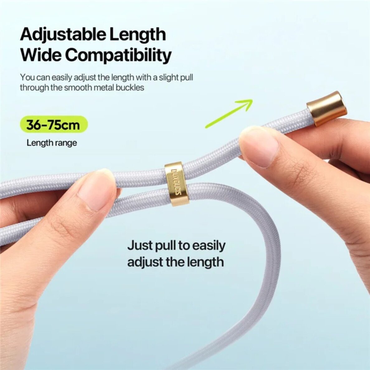 Virvutė mobiliam telefonui grey DUX DUCIS Garden Series Broken Ice 4