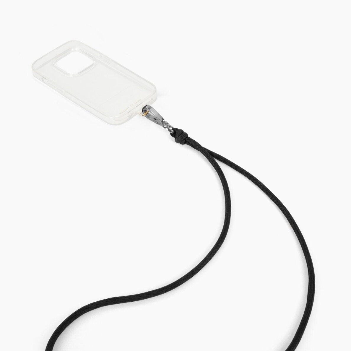 Virvutė telefonui iDeal Of Sweden Cord Strap Coal Black Gold 4