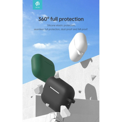 Violetinis dėklas Airpods Pro 2nd Gen Naked Silicone Devia 4