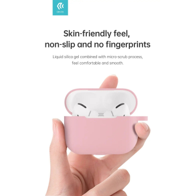 Violetinis dėklas Airpods Pro 2nd Gen Naked Silicone Devia 1