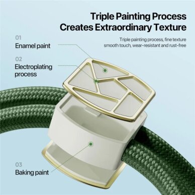 Virvutė mobiliam telefonui green DUX DUCIS Garden Series Broken Ice 4