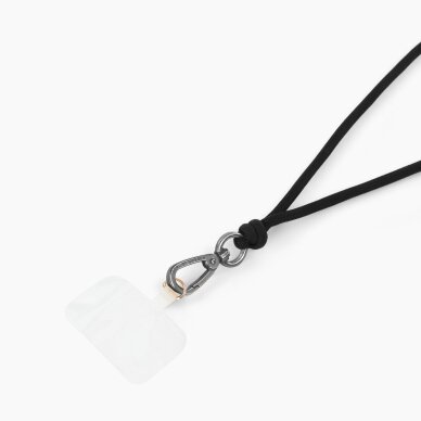 Virvutė telefonui iDeal Of Sweden Cord Strap Coal Black Gold 1