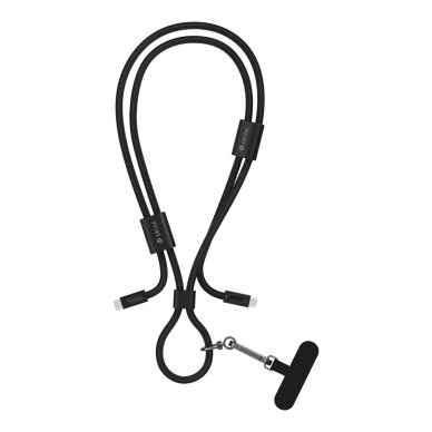 Virvutė telefonui - laidas black TYPE-C 60W Devia Cable Pro5 1.6m