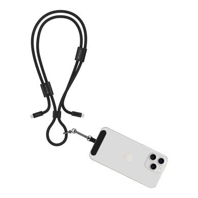 Virvutė telefonui - laidas black TYPE-C 60W Devia Cable Pro5 1.6m 1