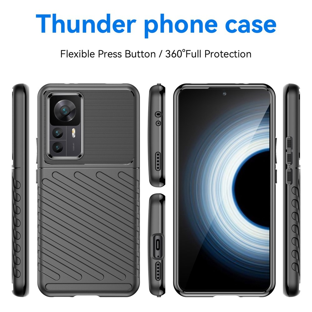 Xiaomi 12T/12T PRO juoda THUNDER nugarėlė 6