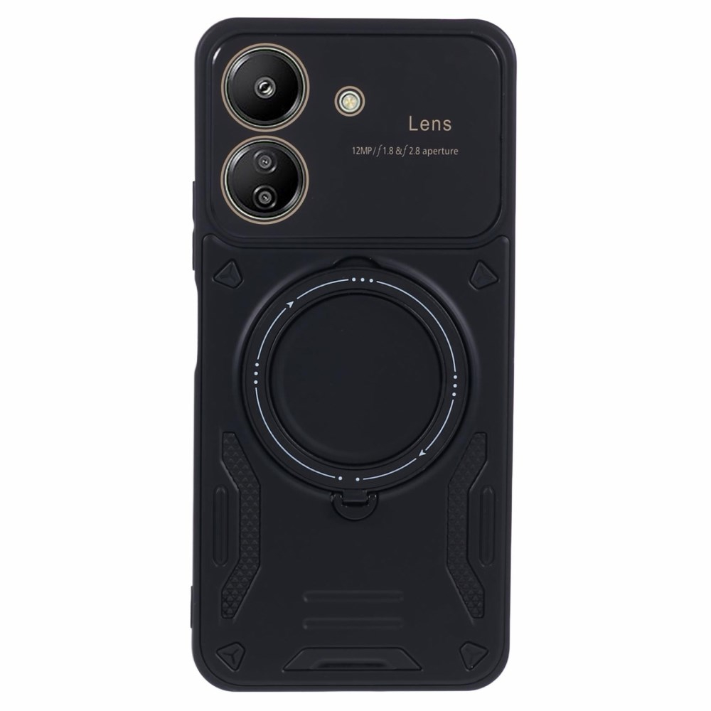 Xiaomi 13C/Poco C65 black Magsafe KICKSTAND nugarėlė