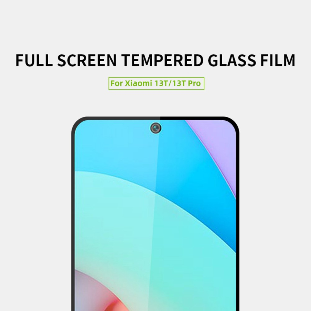 XIAOMI 13T/13T PRO black pilnas 5D stiklas 7