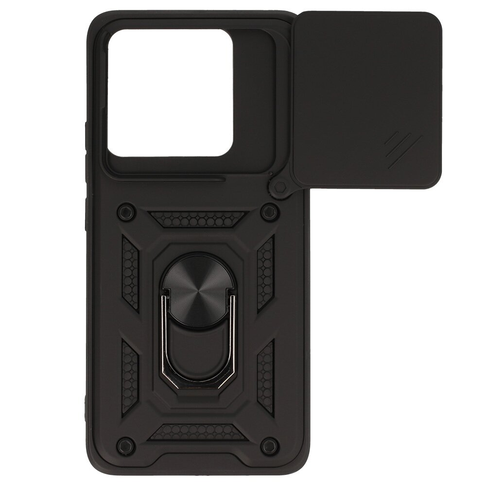 Xiaomi 14T PRO black RING ARMOR WITH CAMSHIELD nugarėlė 1
