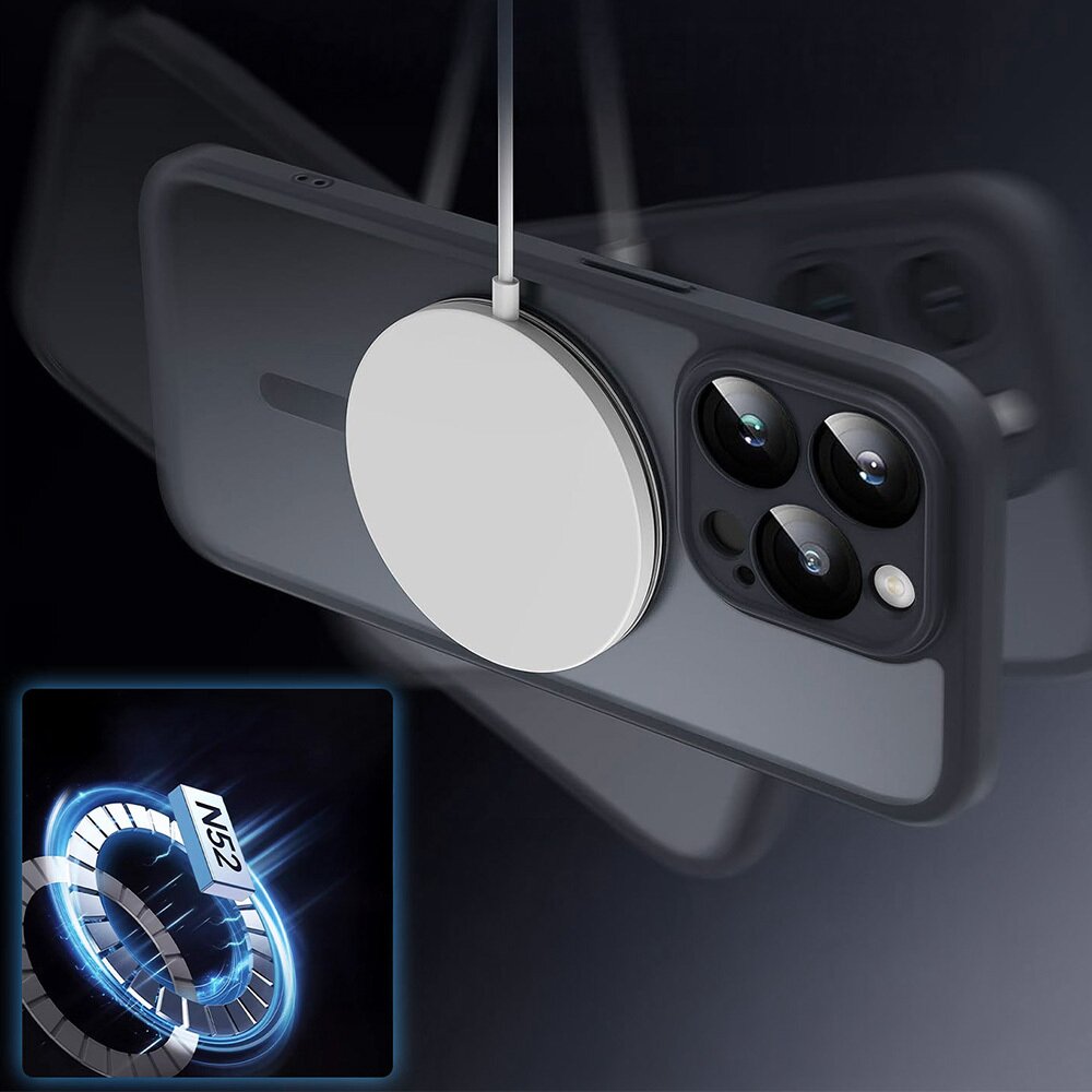 Xiaomi 17 5G black FULL MATTE Magnetic nugarėlė 5