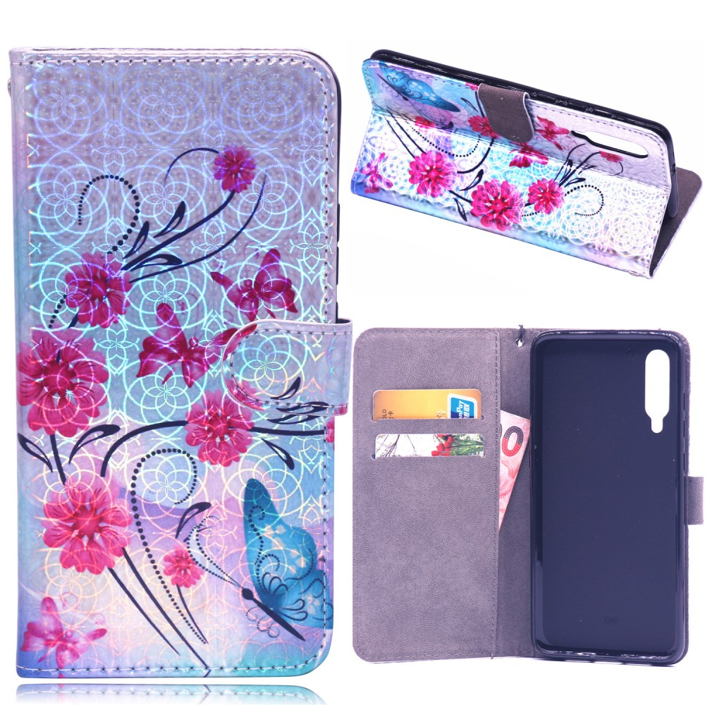 XIAOMI Mi 9 tracy laser dėklas Flower&Butterflies