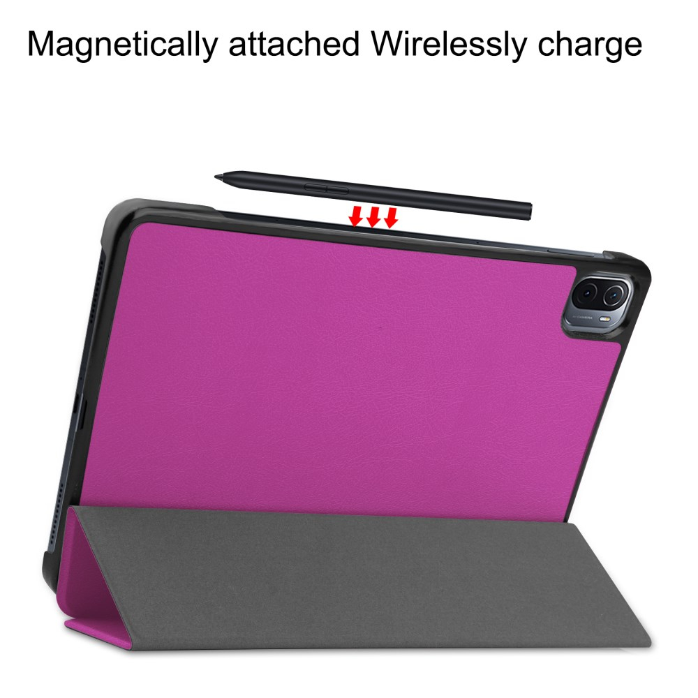 Xiaomi Pad 5/ Pad 5 PRO 11" violetinis TRIFOLD dėklas 4