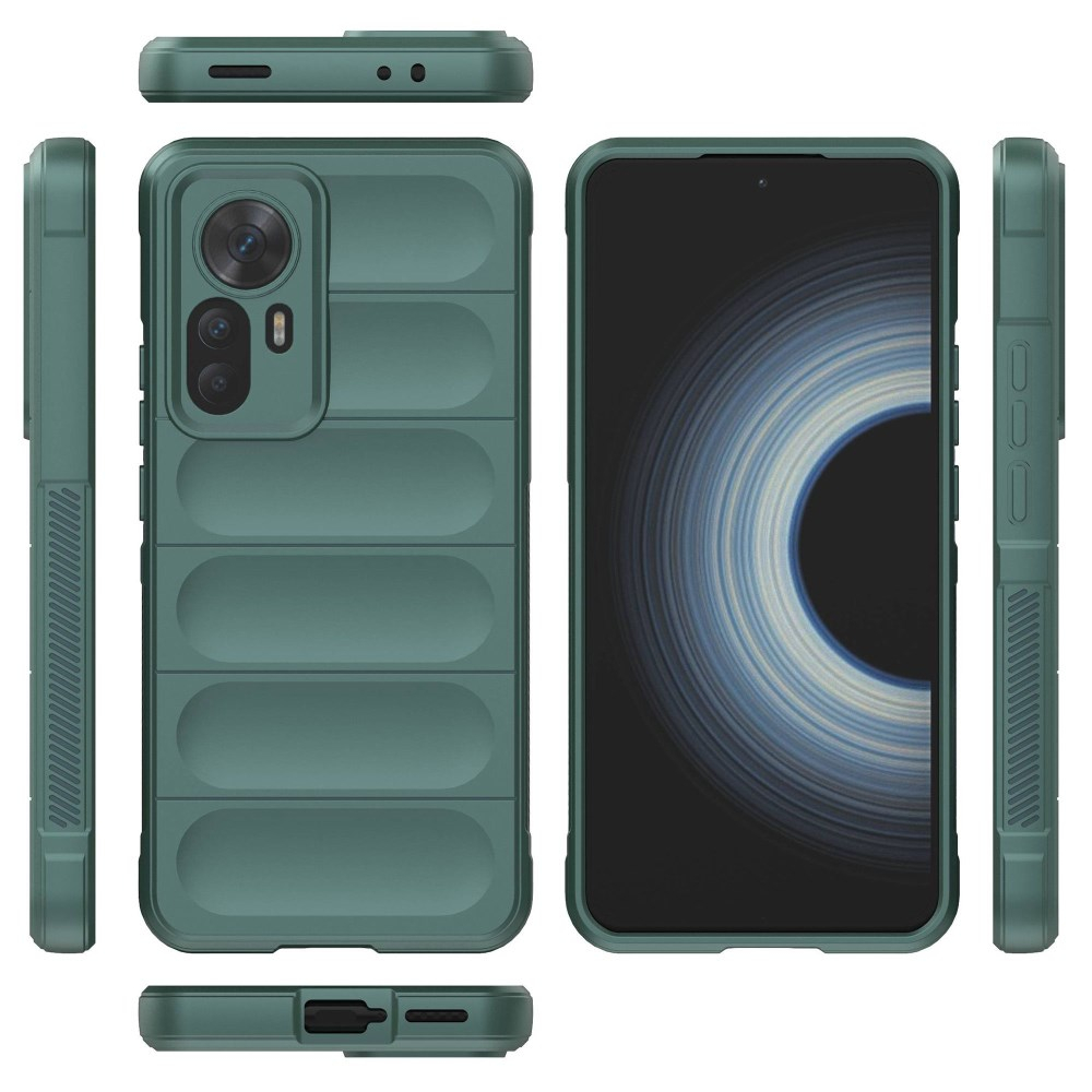 Xiaomi POCO F4 GT žalia Tracy Anti-slip Rugged nugarėlė 5