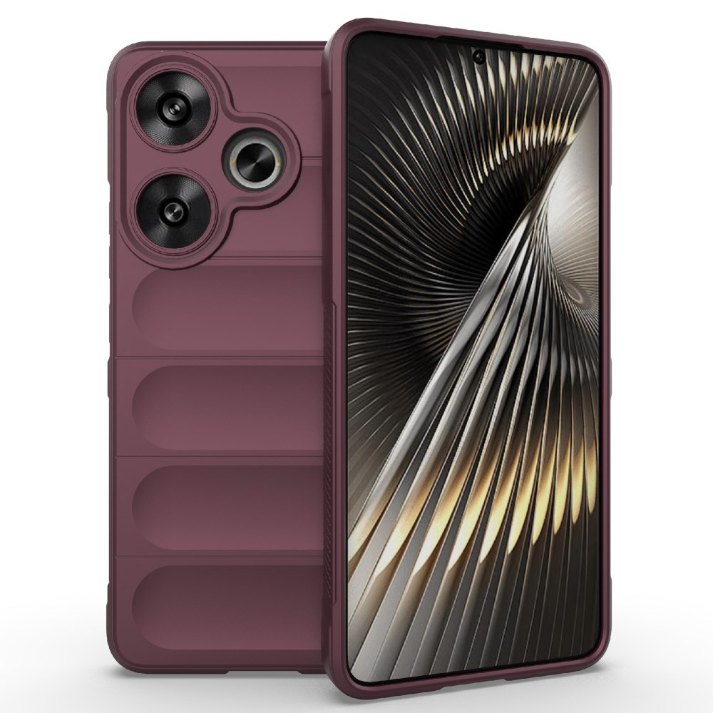 Xiaomi Poco F6 5G wine Tracy Anti-slip Rugged nugarėlė