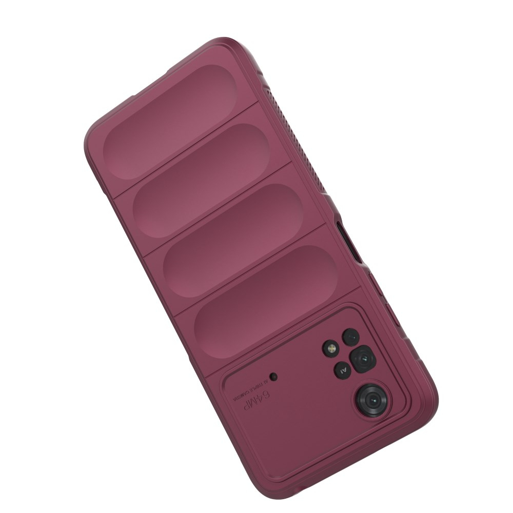 XIAOMI POCO M4 PRO bordo Tracy Anti-slip Rugged nugarėlė 3