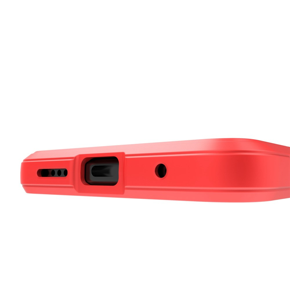 XIAOMI POCO M4 PRO raudona Tracy Anti-slip Rugged nugarėlė 9