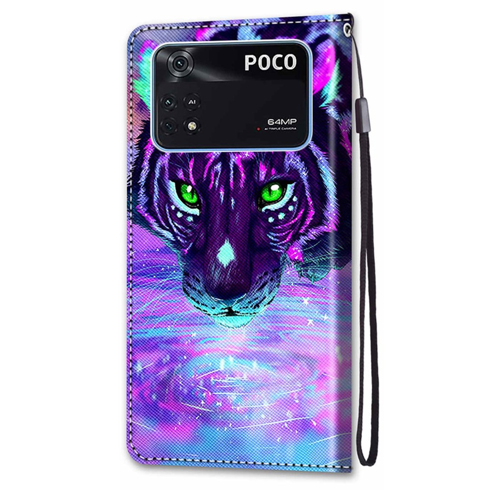 XIAOMI POCO M4 PRO Tracy fashion dėklas Colorful Tiger 2