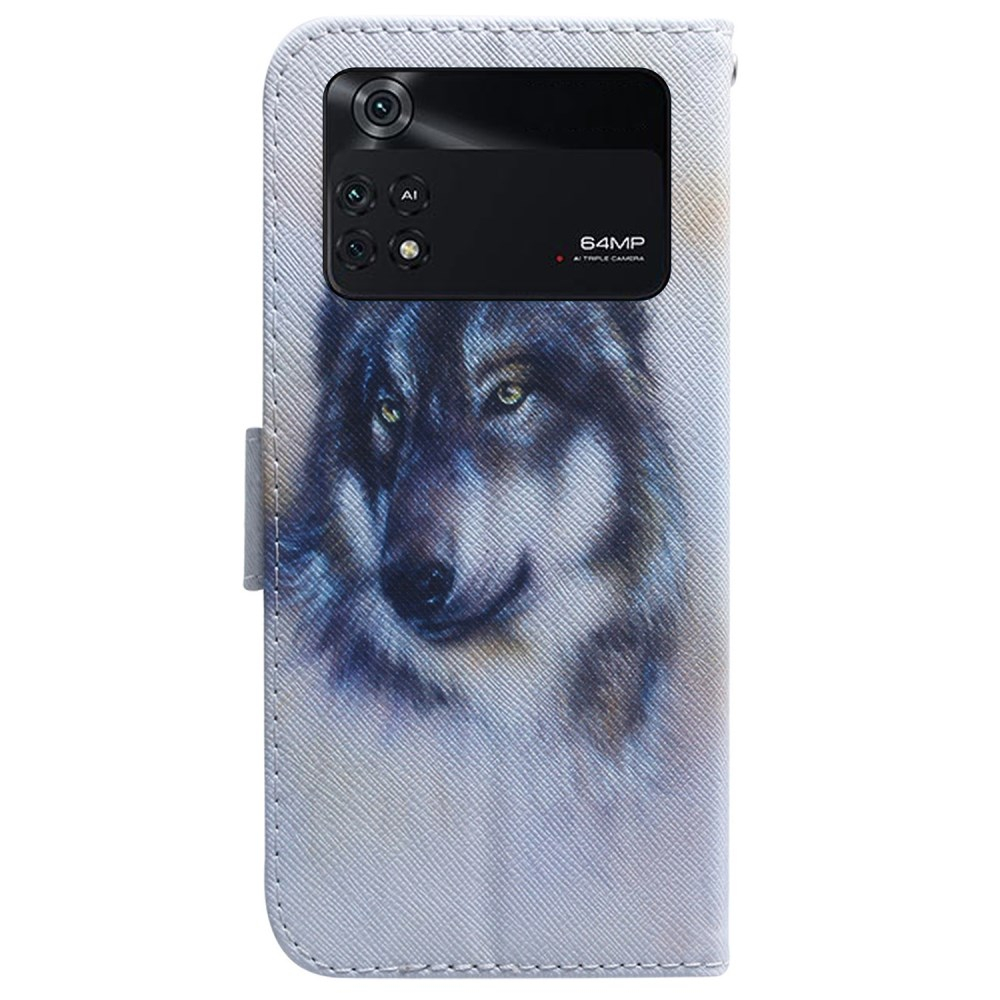 XIAOMI POCO M4 PRO Tracy fashion dėklas White Wolf 2