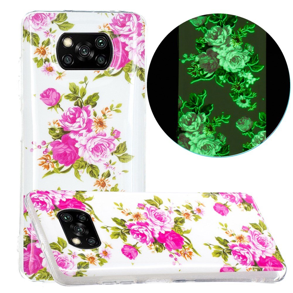 XIAOMI POCO X3 NFC/X3 PRO Tracy nugarėlė Blooming Peonies