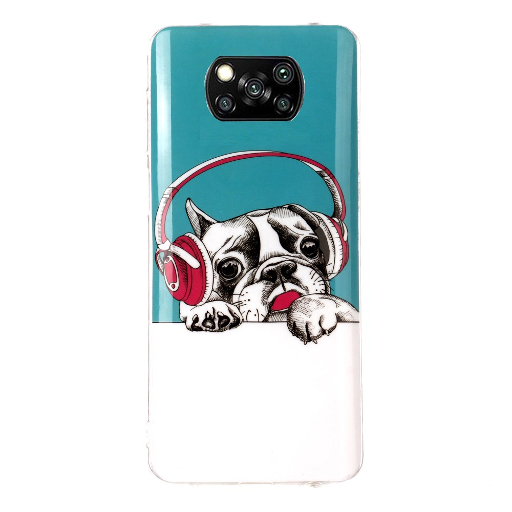 Xiaomi POCO X3 NFC/X3 PRO Tracy šviečianti tamsoje nugarėlė Dog with Headset 1
