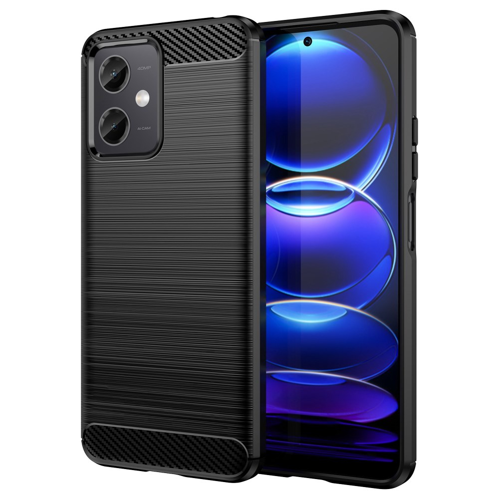 Xiaomi Poco X5 5G/Redmi Note 12 5G juoda Tracy LYGCARBON nugarėlė