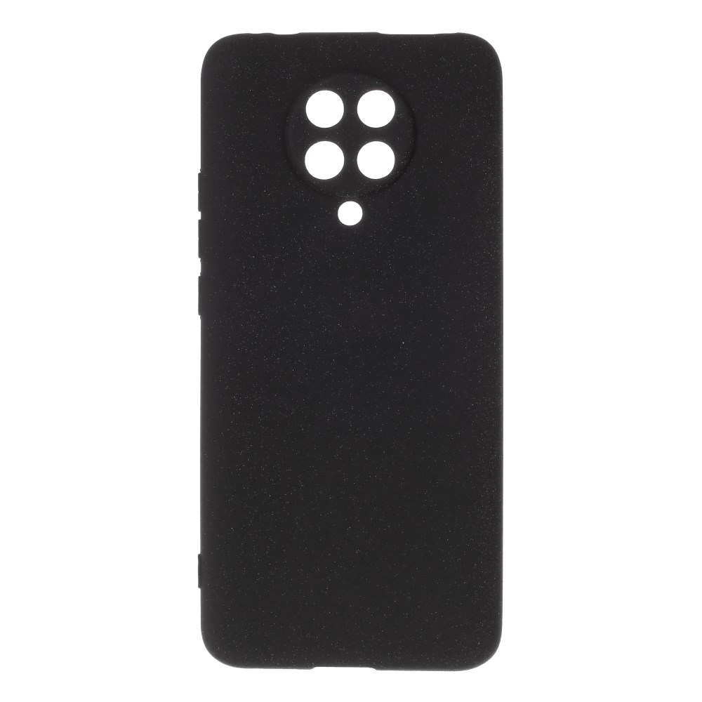 XIAOMI Pocophone F2 PRO juoda Silicone Stone nugarėlė