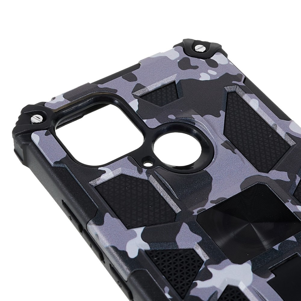 XIAOMI REDMI 10C/POCO C40 black camouflage ARMOR METAL nugarėlė 6