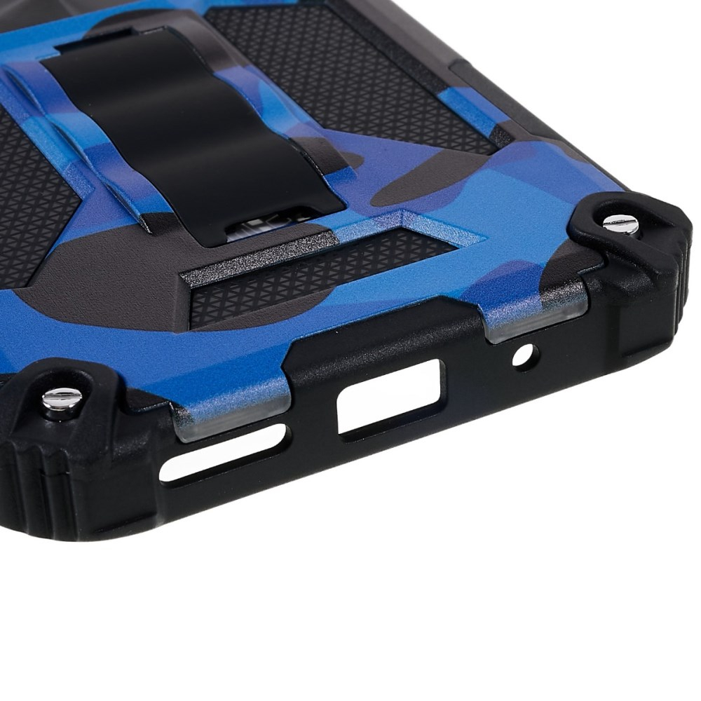 XIAOMI REDMI 10C/POCO C40 mėlyna camouflage ARMOR METAL nugarėlė 5