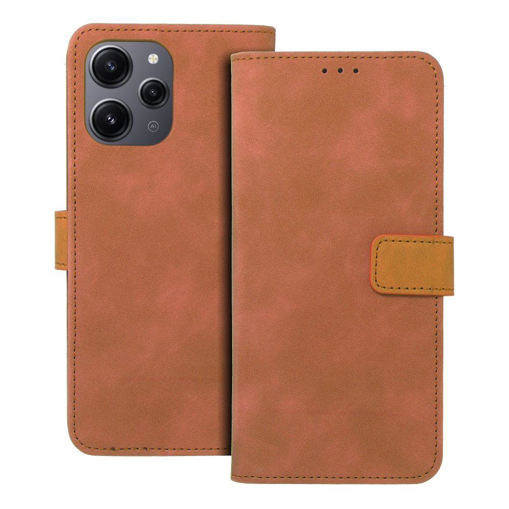 Xiaomi Redmi 12 brown VELVET dėklas 9