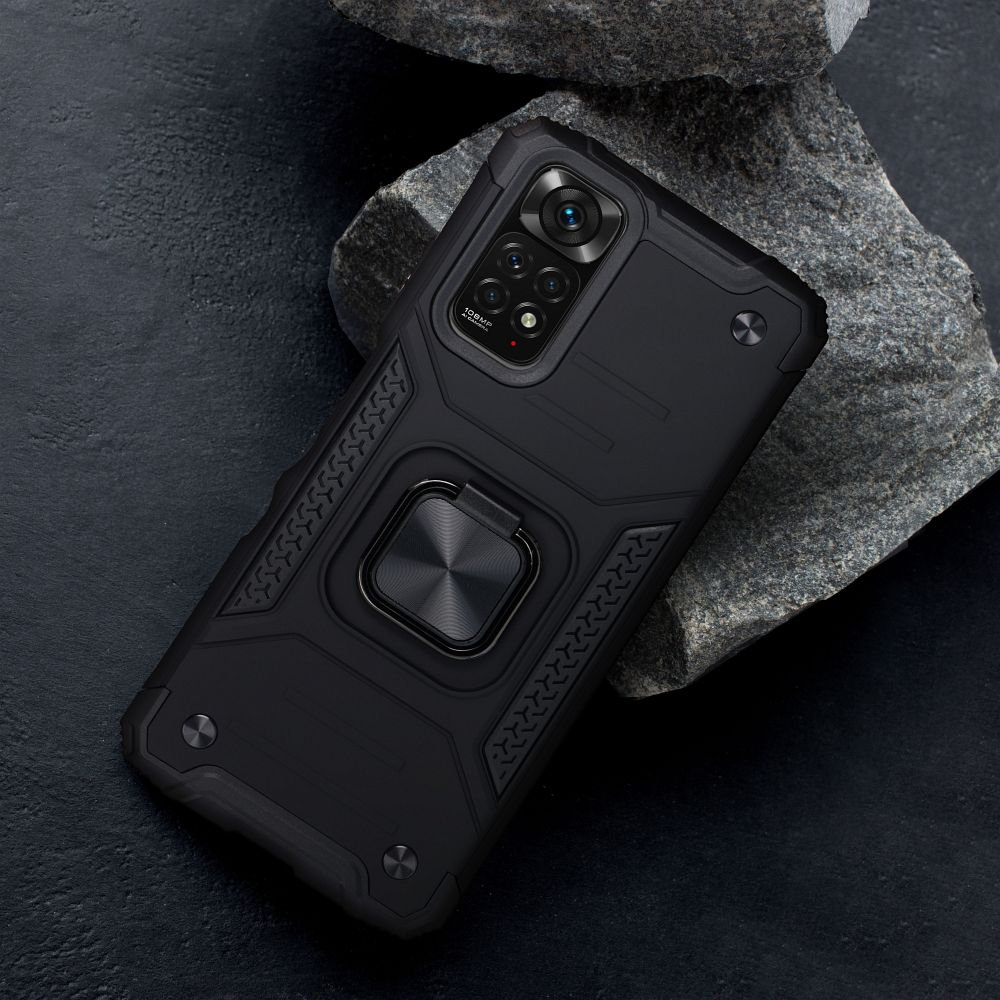 Xiaomi Redmi 13C/Poco C65 black NITRO RING ARMOR nugarėlė 7