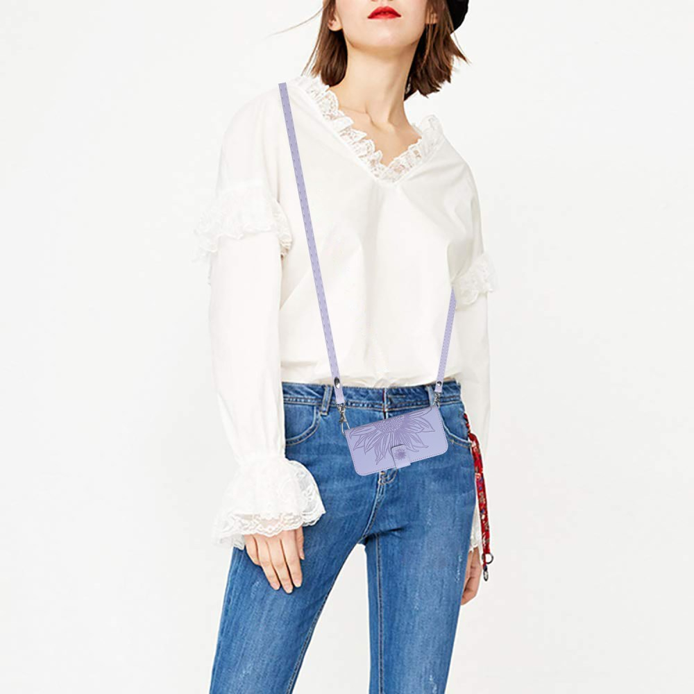 Xiaomi Redmi 13C/Poco C65 MEZZO Light Purple Sunflower dėklas 8