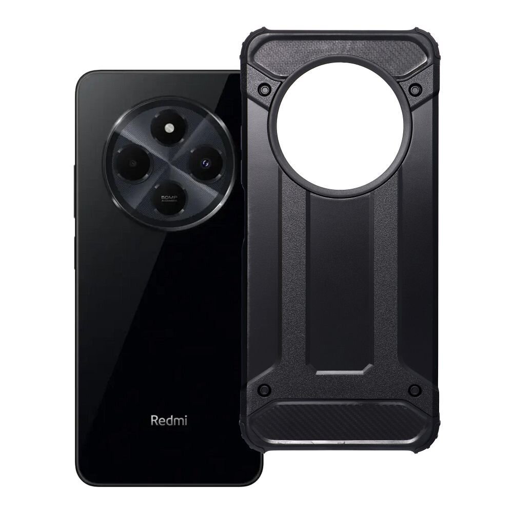 XIAOMI REDMI 14C / Poco C75 black ARMOR nugarėlė
