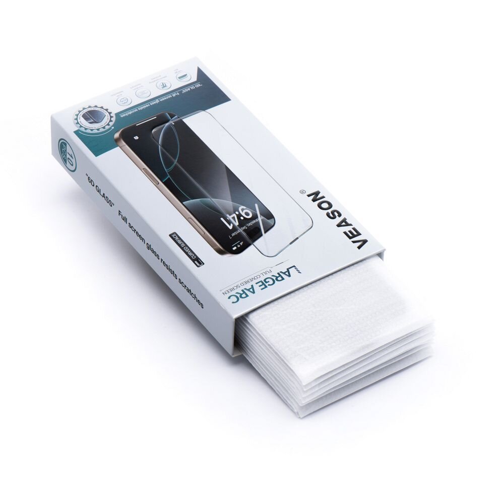 Xiaomi Redmi 14C / POCO C75 black pilnas 6D PRO VEASON stiklas 7