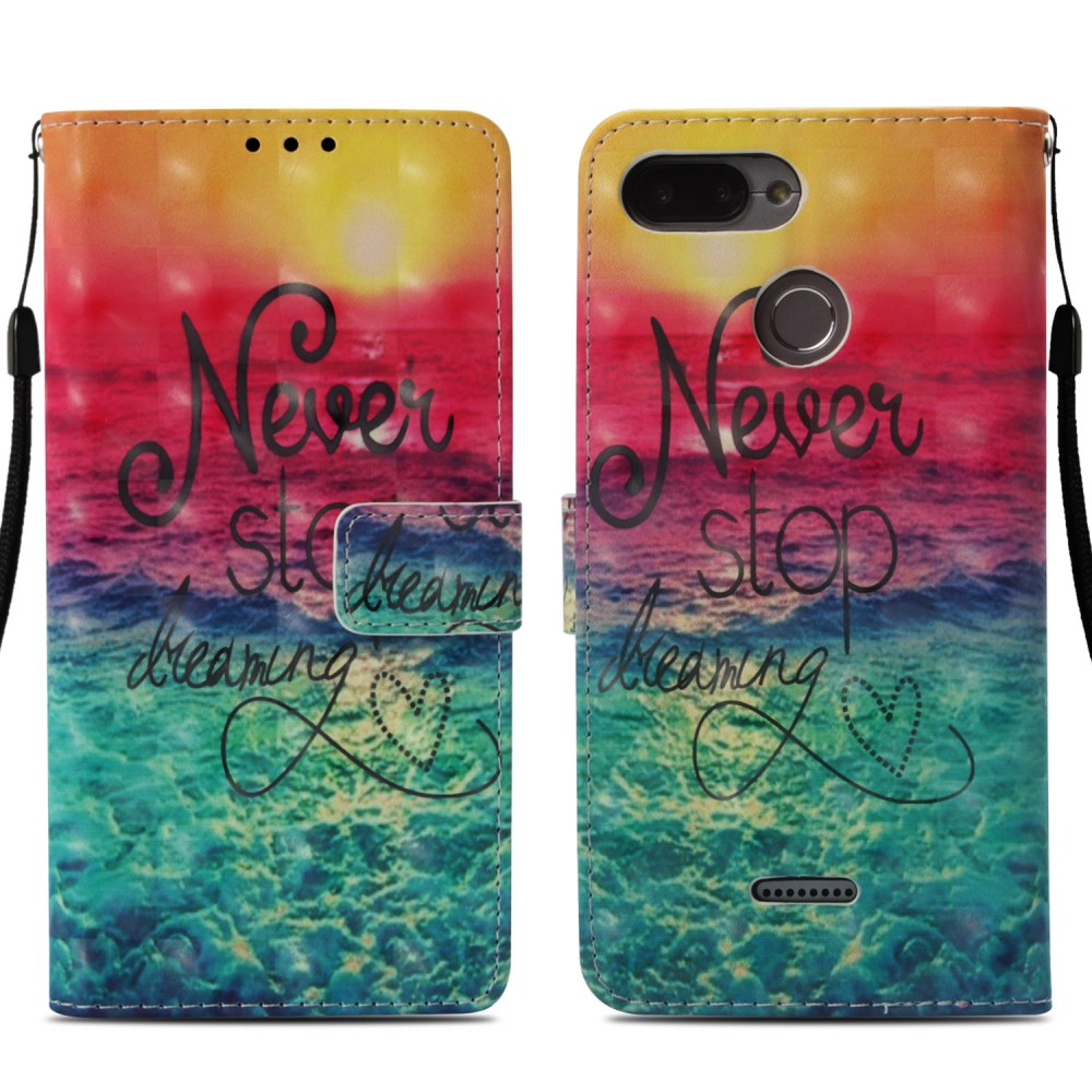 XIAOMI Redmi 6/6A tracy fashion 3D dėklas Never Stop 2