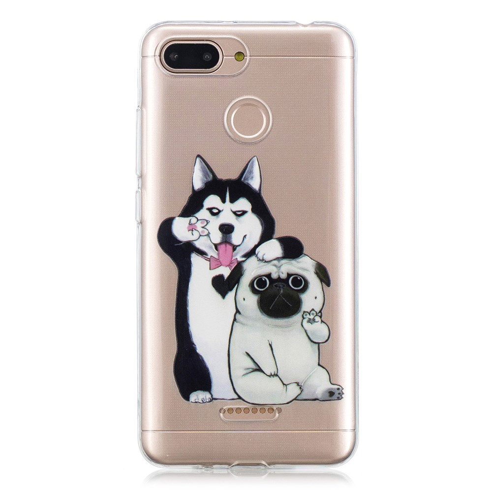 XIAOMI REDMI 6/6A tracy slim clear nugarėlė Husky 1